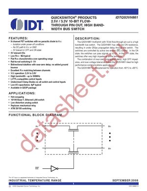 QS3VH861QG datasheet  